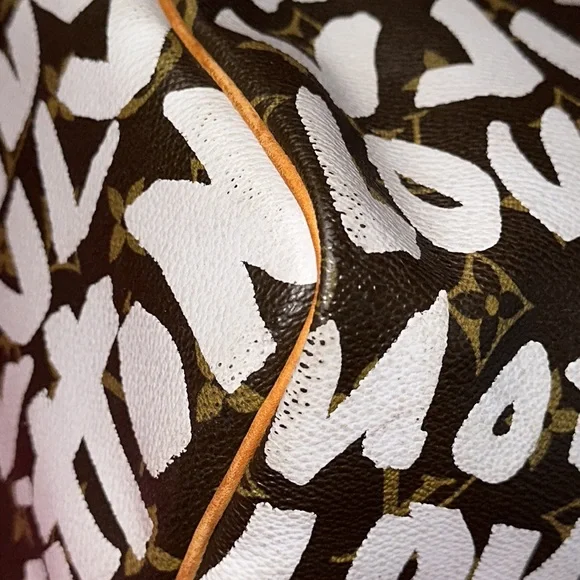 Louis Vuitton Stephen Sprouse speedy 30 Boston satchel silver graffiti - Picture 10 of 16